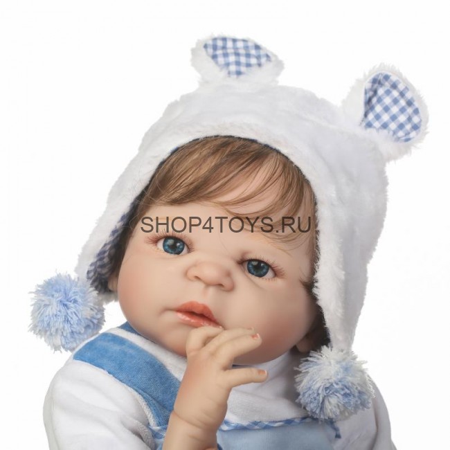 Кукла реборн силиконовый мальчик Федор