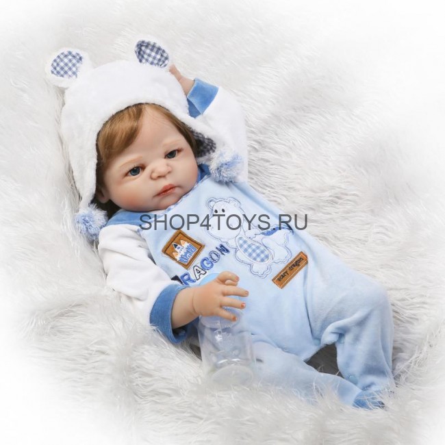 Кукла реборн силиконовый мальчик Федор