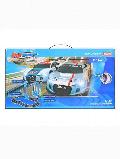 Гоночный трек от сети Audi R8 (длина трека 6м, 2 машинки) - FT-02 Гоночный трек от сети Audi R8 (длина трека 6м, 2 машинки) - FT-02