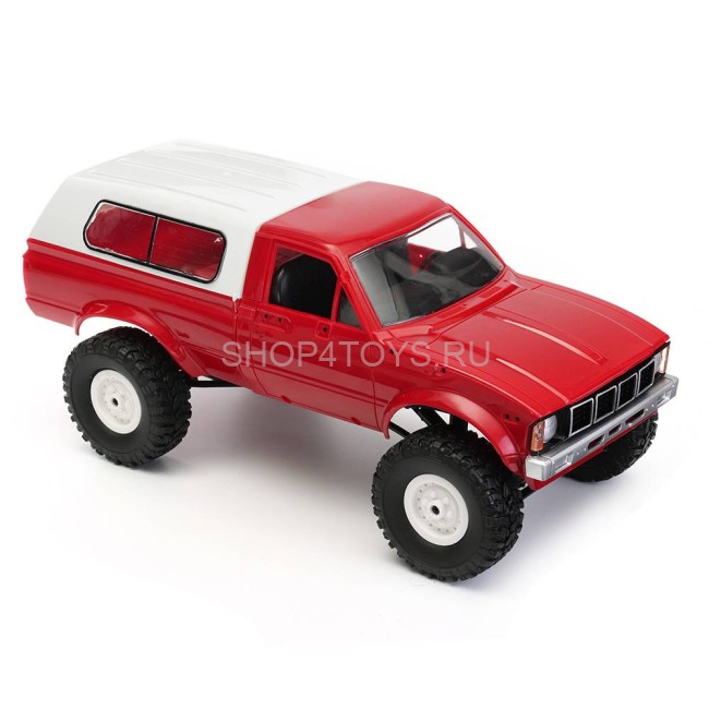 Радиоуправляемая машина WPL пикап Hilux (красная) 4WD 2.4G 1:16 RTR - WPLC-24R-RED Радиоуправляемая машина WPL пикап Hilux (красная) 4WD 2.4G 1:16 RTR - WPLC-24R-RED