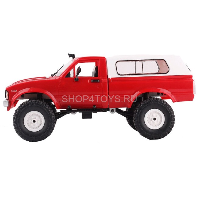 Радиоуправляемая машина WPL пикап Hilux (красная) 4WD 2.4G 1:16 RTR - WPLC-24R-RED Радиоуправляемая машина WPL пикап Hilux (красная) 4WD 2.4G 1:16 RTR - WPLC-24R-RED