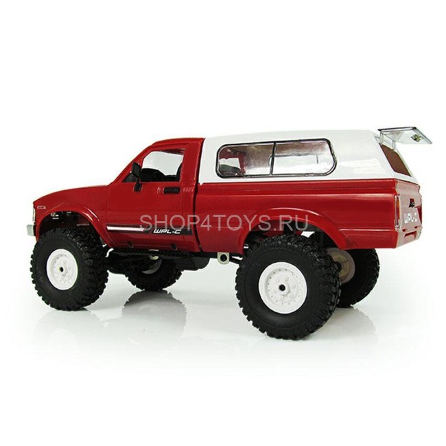 Радиоуправляемая машина WPL пикап Hilux (красная) 4WD 2.4G 1:16 RTR - WPLC-24R-RED Радиоуправляемая машина WPL пикап Hilux (красная) 4WD 2.4G 1:16 RTR - WPLC-24R-RED