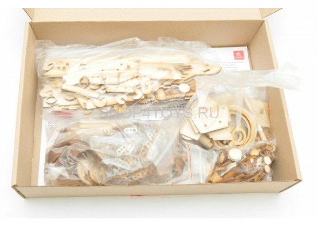 Конструктор 3D деревянный подвижный Lemmo Танк Т-34-85 - Т-34 Конструктор 3D деревянный подвижный Lemmo Танк Т-34-85 - Т-34