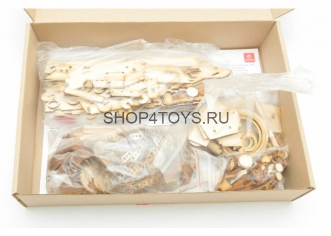 Конструктор 3D деревянный подвижный Lemmo Танк Т-34-85 - Т-34 Конструктор 3D деревянный подвижный Lemmo Танк Т-34-85 - Т-34