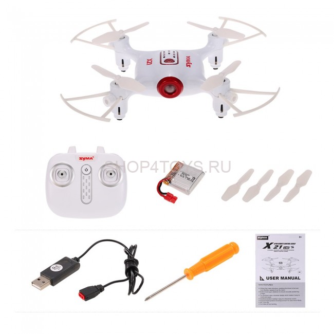 Радиоуправляемый квадрокоптер Syma X21W FPV 720P Wifi Camera 2.4G - X21W Радиоуправляемый квадрокоптер Syma X21W FPV 720P Wifi Camera 2.4G - X21W
