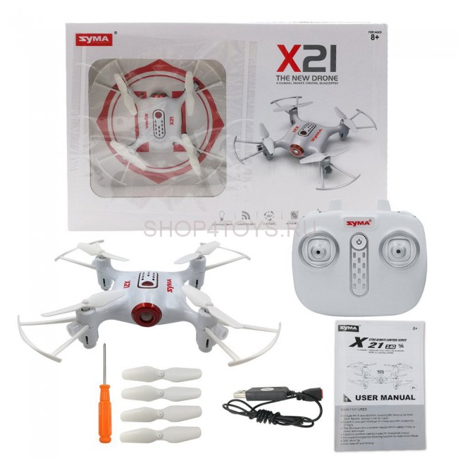 Радиоуправляемый квадрокоптер Syma X21W FPV 720P Wifi Camera 2.4G - X21W Радиоуправляемый квадрокоптер Syma X21W FPV 720P Wifi Camera 2.4G - X21W