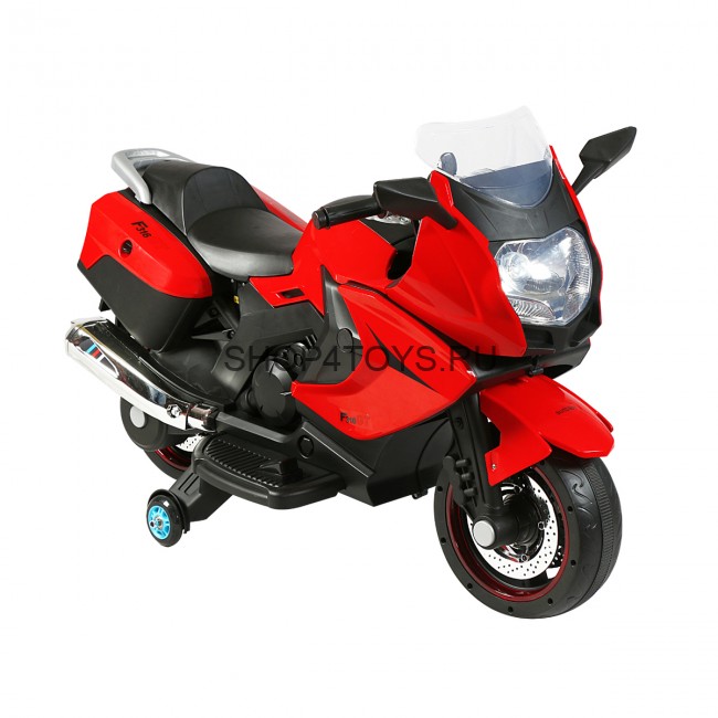 Детский электромобиль мотоцикл  БМВ BMW K1200GT Red 12V - XMX-316