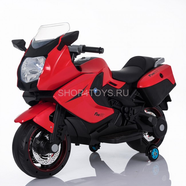 Детский электромобиль мотоцикл  БМВ BMW K1200GT Red 12V - XMX-316