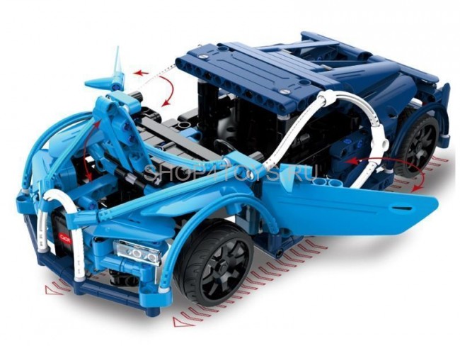 Конструктор радиоуправляемый CADA deTech спортивная машина (28 см, 419 деталей) - C51053W Конструктор радиоуправляемый CADA deTech спортивная машина (28 см, 419 деталей) - C51053W