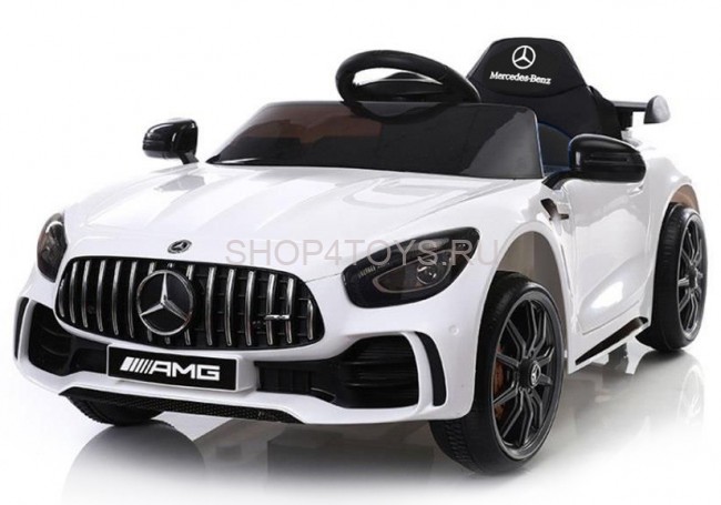 Детский электромобиль Mercedes-Benz GTR AMG 12V - BBH-0006-WHITE