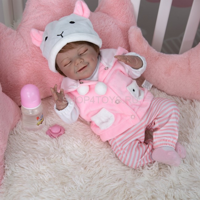 Реборн спящая девочка Виктория