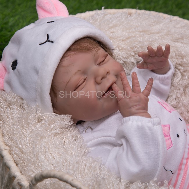 Реборн спящая девочка Виктория