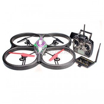 Радиоуправляемый коптер WLToys V666N FPV Camera UFO Barometer Sensor 2.4G - V666N Новинка 2015 года. Кроме FPV, 6-осевого гироскопа, автоматической стабилизации и подсветки, он приобрел датчик высоты.