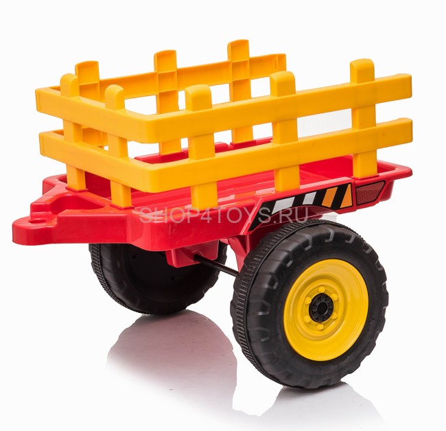 Детский электромобиль XMX трактор с ковшом и прицепом (красный, EVA, пульт, 12V) - XMX611U-RED Детский электромобиль XMX трактор с ковшом и прицепом (красный, EVA, пульт, 12V) - XMX611U-RED
