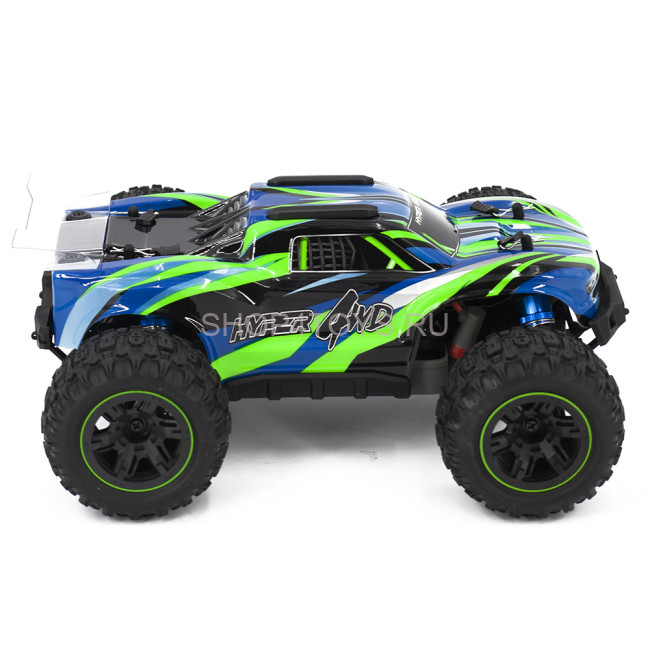 Радиоуправляемый джип MJX Hyper Go 4WD LED 1:16 2.4G - MJX-16108-GREEN Радиоуправляемый джип MJX Hyper Go 4WD LED 1:16 2.4G - MJX-16108-GREEN