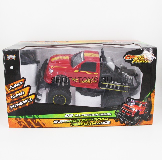 Радиоуправляемая машина джип 6х6 YED Red Fire TG-4 Truck - YE81403 Радиоуправляемая машина джип 6х6 YED Red Fire TG-4 Truck - YE81403