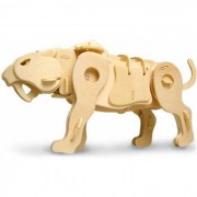 Деревянный конструктор, звуковой контроль для движения D-LEX Саблезубый тигр - EL-A410