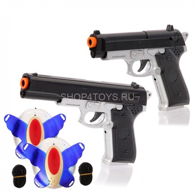 Игровой набор из пистолетов "Лазерный бой S.W.A.T." на батарейках - XZ-H53