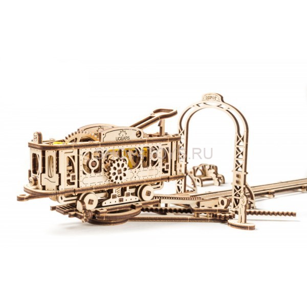 Деревянный 3D конструктор Ugears "Трамвайная линия" - 70020
