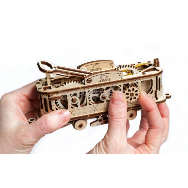 Деревянный 3D конструктор Ugears "Трамвайная линия" - 70020