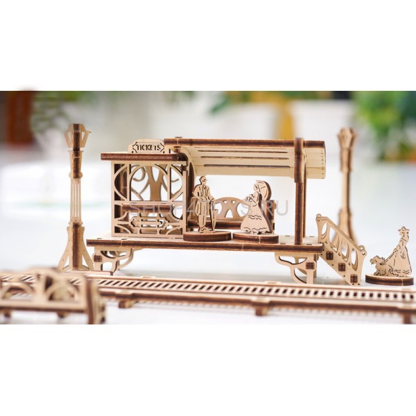 Деревянный 3D конструктор Ugears "Трамвайная линия" - 70020