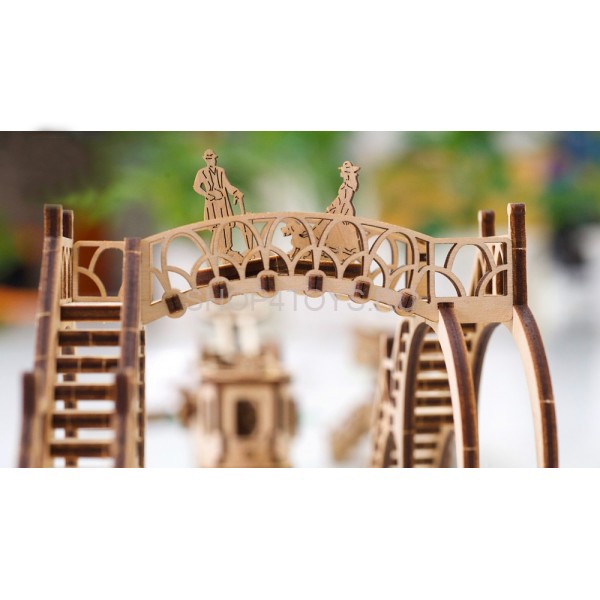 Деревянный 3D конструктор Ugears "Трамвайная линия" - 70020