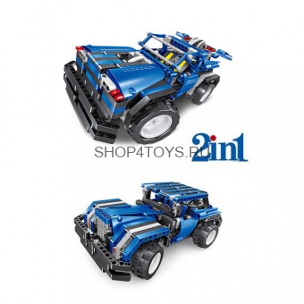 Радиоуправляемый конструктор QiHui "Джип" (443 детали) - QH8005 Радиоуправляемый конструктор QiHui "Джип" (443 детали) - QH8005