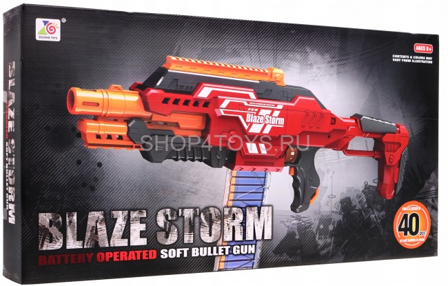Автомат с мягкими пулями на батарейках "BlazeStorm" - ZC7100 Автомат с мягкими пулями на батарейках "BlazeStorm" - ZC7100
