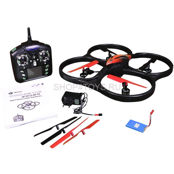Радиоуправляемый мини квадрокоптер WLtoys Mini UFO - V606 Радиоуправляемый мини квадрокоптер WLtoys Mini UFO - V606