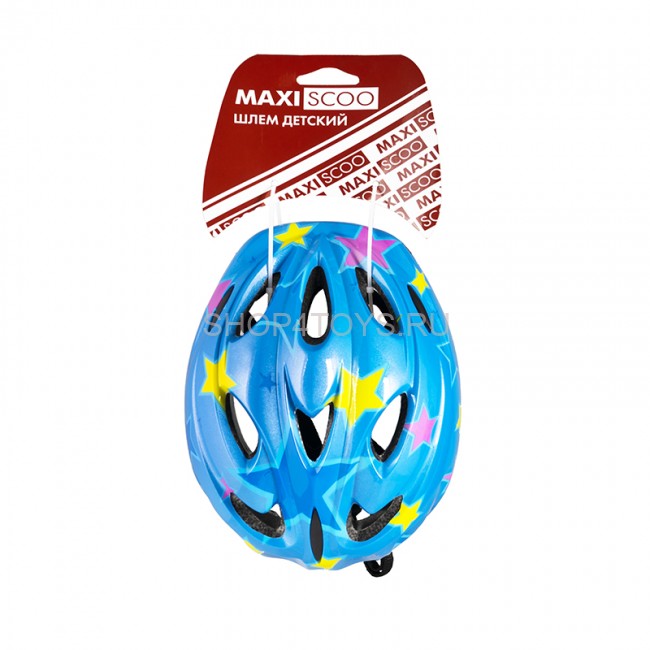 Шлем Детский, Размер S, Голубой с Рисунком - MSC-H082001S Шлем Детский, Размер S, Голубой с Рисунком - MSC-H082001S