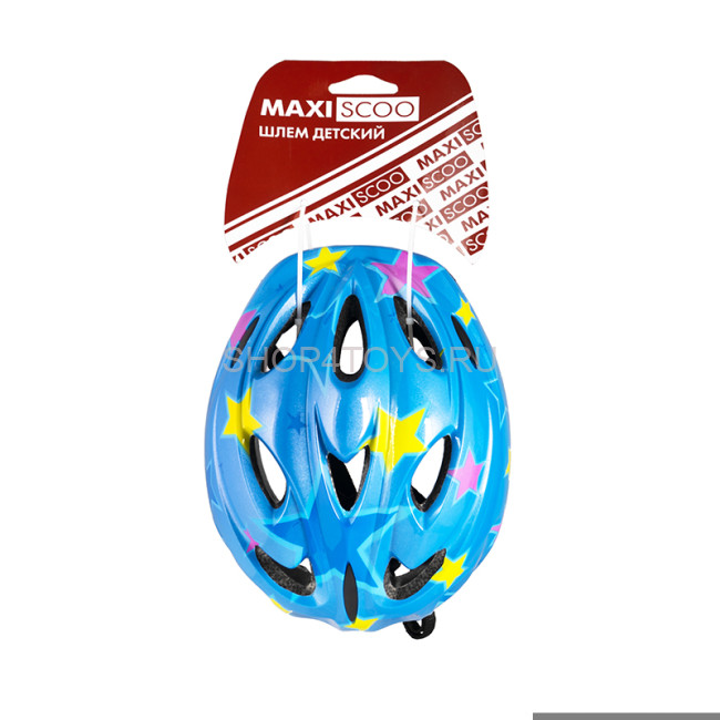Шлем Детский, Размер S, Голубой с Рисунком - MSC-H082001S Шлем Детский, Размер S, Голубой с Рисунком - MSC-H082001S