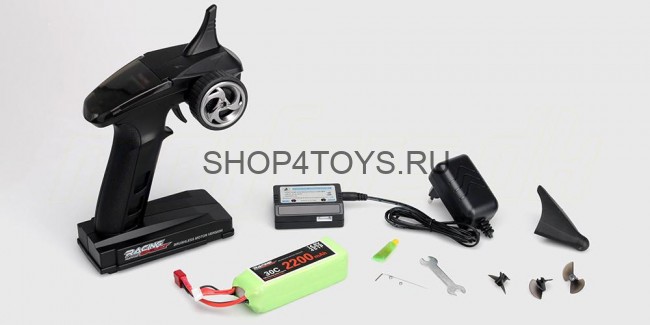 Радиоуправляемый катер с бесколлекторным мотором Feilun FT011 2.4G - FT011