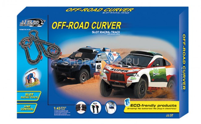 Гоночный автотрек JJ Slot Гонки на джипах (длина трека 995 см, от сети, 1:43) - JJ53-2 Гоночный автотрек JJ Slot Гонки на джипах (длина трека 995 см, от сети, 1:43) - JJ53-2