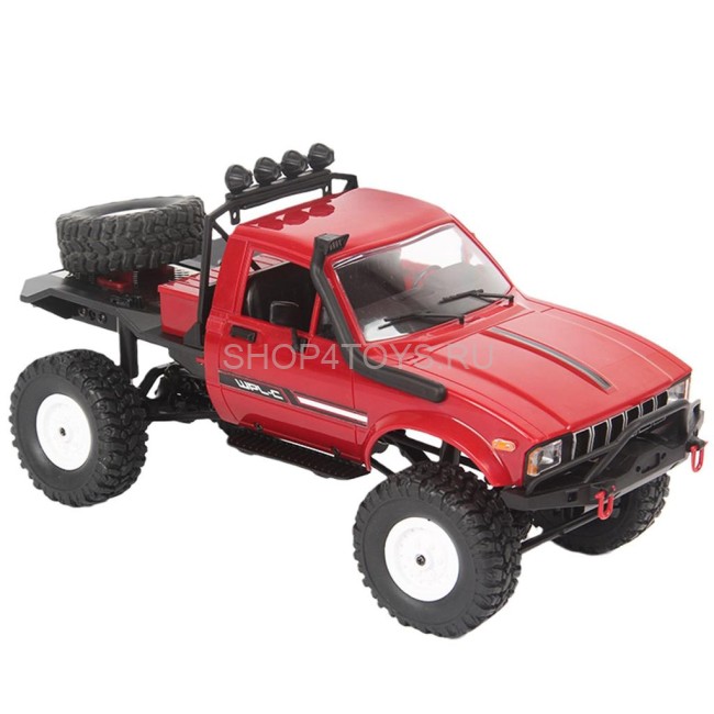 Радиоуправляемая машина WPL пикап Hilux (красный) 4WD 2.4G 1:16 RTR - WPLC-14R-RED Радиоуправляемая машина WPL пикап Hilux (красный) 4WD 2.4G 1:16 RTR - WPLC-14R-RED