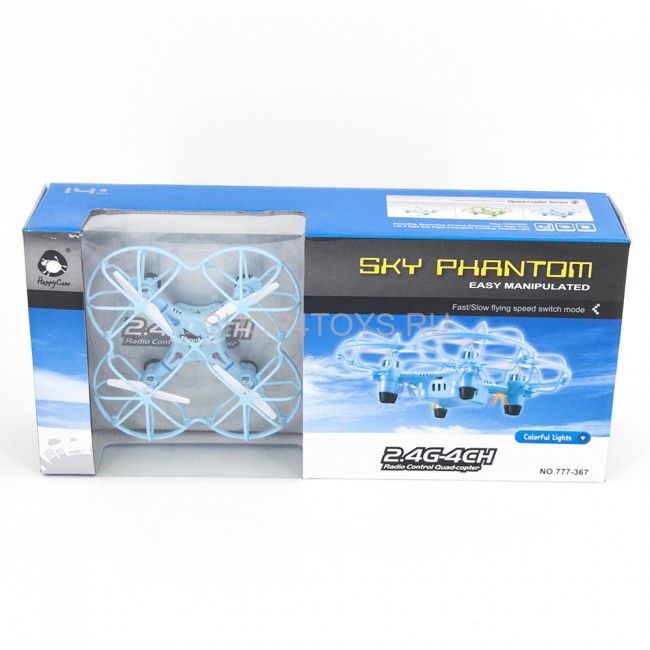 Радиоуправляемый квадрокоптер Happy Cow Sky Phantom 2.4G - 777-367 Радиоуправляемый квадрокоптер Happy Cow Sky Phantom 2.4G - 777-367