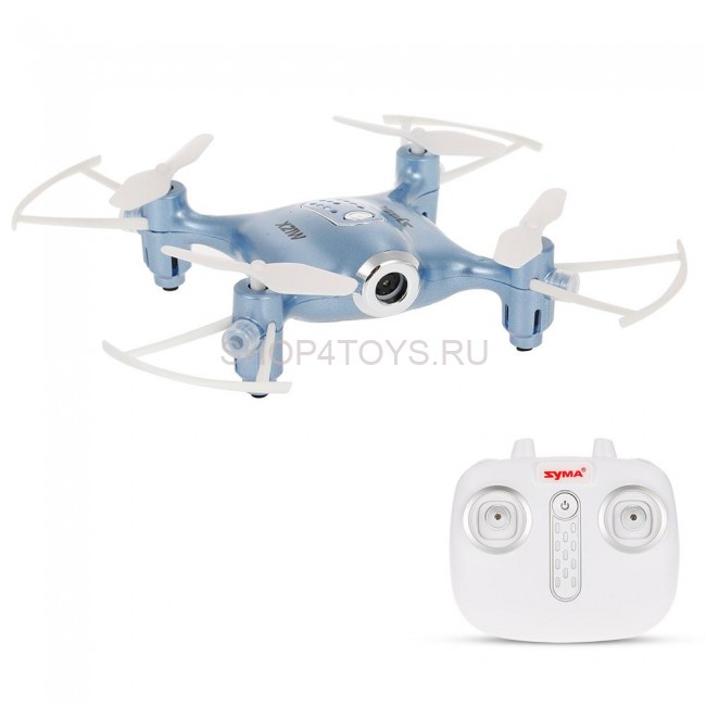 Радиоуправляемый квадрокоптер Syma X21W Blue FPV 720P Wifi Camera 2.4G - X21W-B Радиоуправляемый квадрокоптер Syma X21W Blue FPV 720P Wifi Camera 2.4G - X21W-B