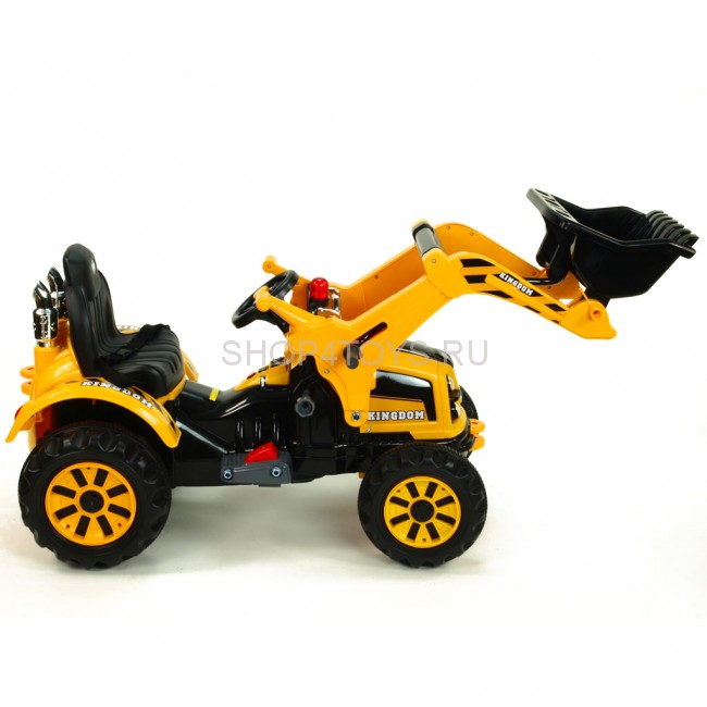 Детский электромобиль трактор на аккумуляторе 12V / желтый - JS328A-Y Детский электромобиль трактор на аккумуляторе 12V / желтый - JS328A-Y