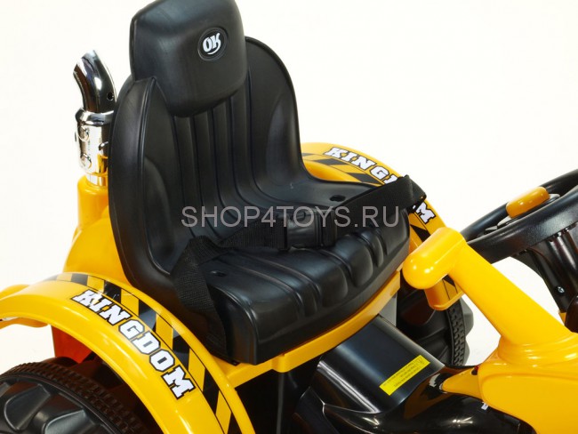 Детский электромобиль трактор на аккумуляторе 12V / желтый - JS328A-Y Детский электромобиль трактор на аккумуляторе 12V / желтый - JS328A-Y