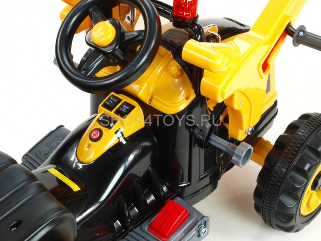 Детский электромобиль трактор на аккумуляторе 12V / желтый - JS328A-Y Детский электромобиль трактор на аккумуляторе 12V / желтый - JS328A-Y