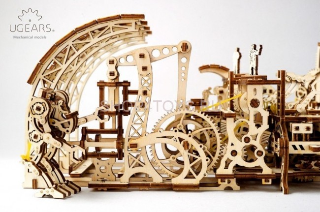 Деревянный 3D конструктор Ugears "Фабрика Роботов" - 70039