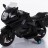 Детский электромобиль мотоцикл BMW K1200GT Black 12V - XMX316-BLACK