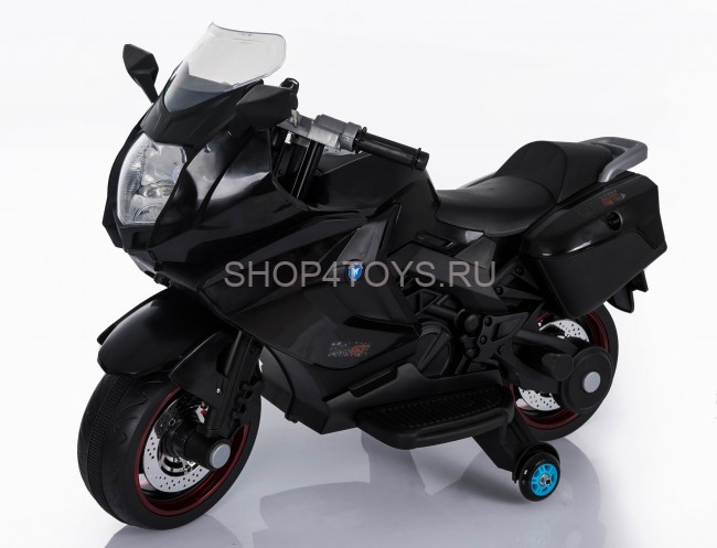 Детский электромобиль мотоцикл BMW K1200GT Black 12V - XMX316-BLACK