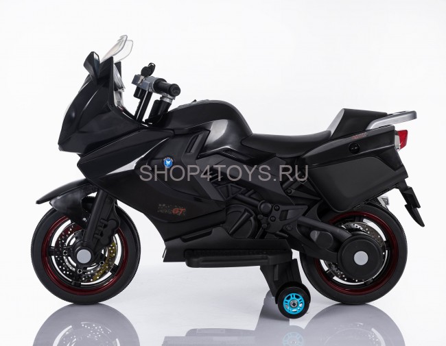 Детский электромобиль мотоцикл BMW K1200GT Black 12V - XMX316-BLACK