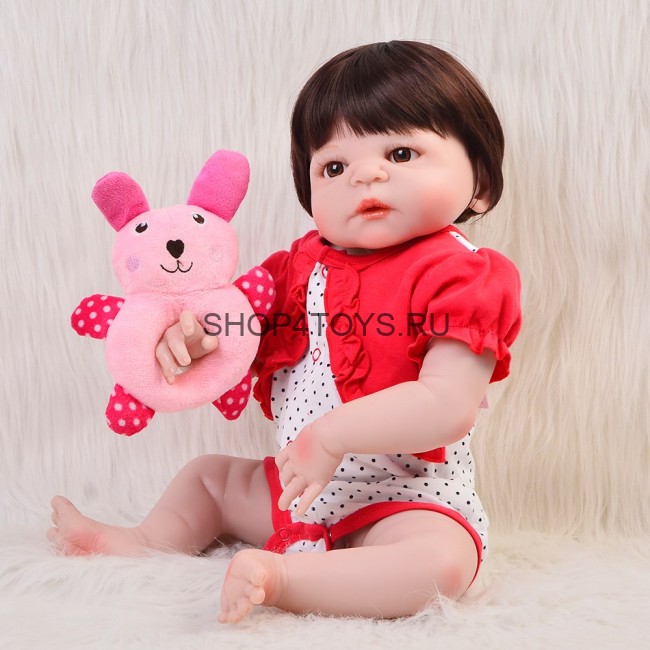 Кукла реборн силиконовая девочка Валя