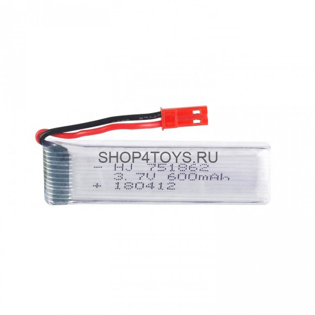 Аккумулятор Li-Po 3.7v 600mah JST - Q242-36