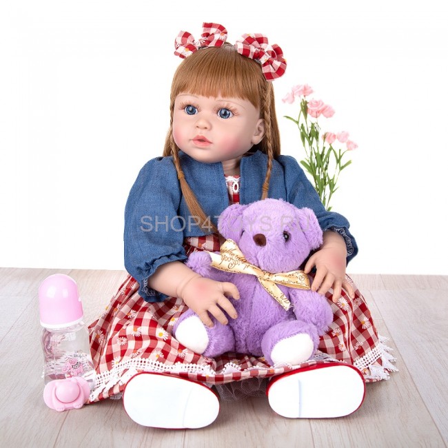 Реборн силиконовая девочка Алинка