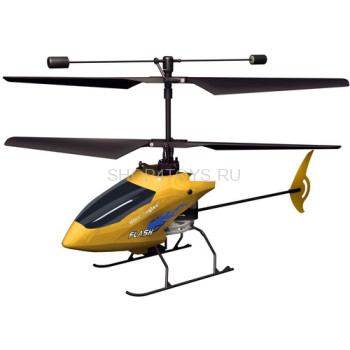 Радиоуправляемый вертолет Nine Eagles Flash 210A Yellow 2.4 GHz RTF - NE30221024243 Миниатюрная радиоуправляемая модель вертолета соосной схемы Flash, от Nine Eagle, аналогичная известной модели E-flite Blade mCX!