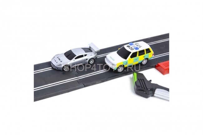 Гоночный автотрек JJ Slot Гонки с Полицией (длина трека 978 см, от сети, 1:32) - JJ44-2