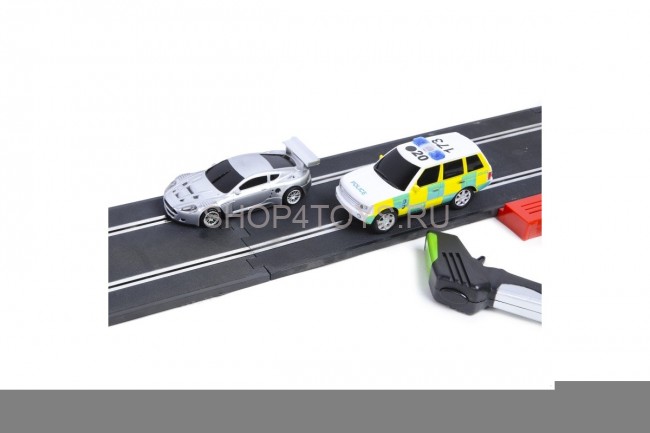Гоночный автотрек JJ Slot Гонки с Полицией (длина трека 978 см, от сети, 1:32) - JJ44-2