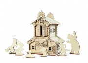 Конструктор 3D деревянный подвижный Lemmo Теремок - 00-10 Конструктор 3D деревянный подвижный Lemmo Теремок - 00-10